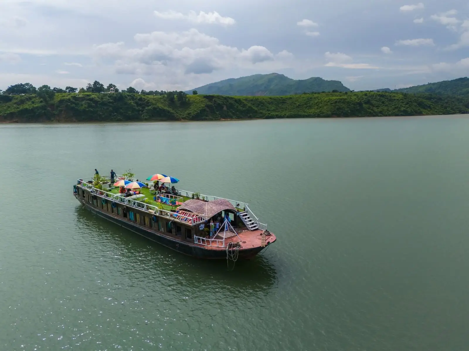 TravelXplorer boat on Tanguar Haor
